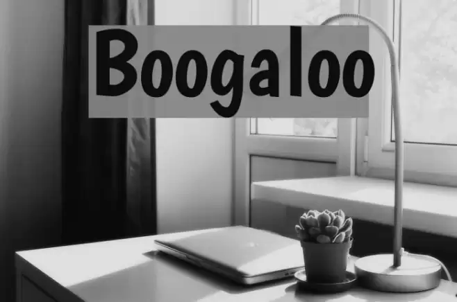Boogaloo Font examples