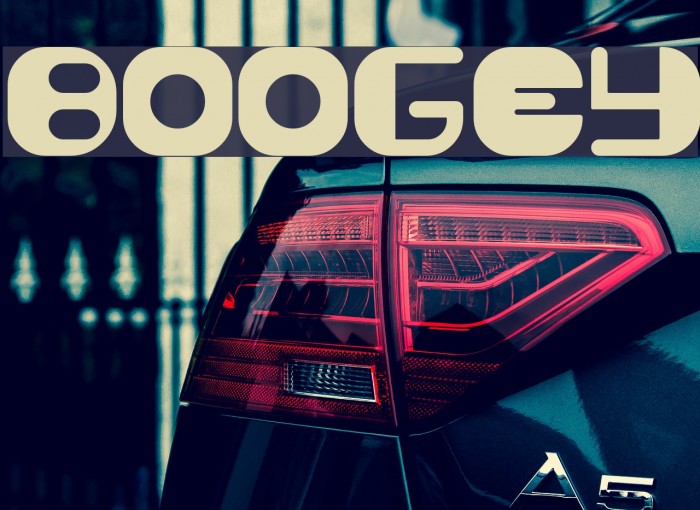 Boogey Font examples