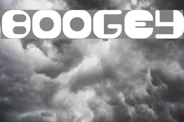 Boogey Font examples