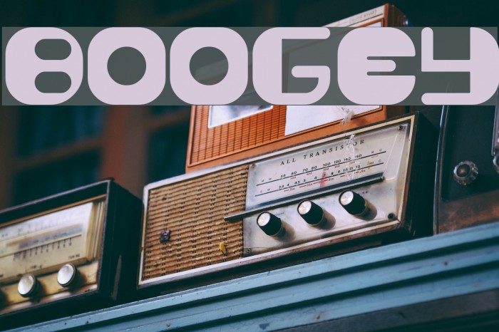 Boogey Font examples