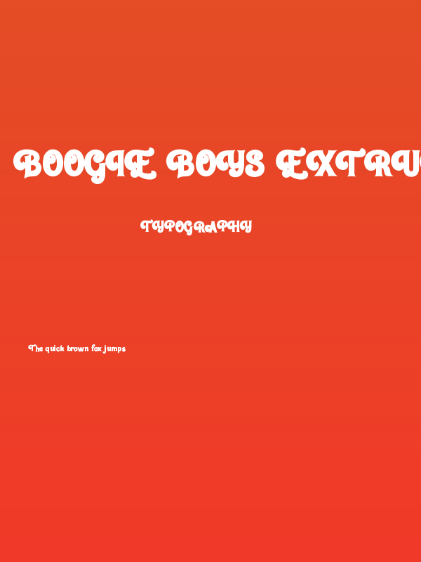 Boogie Boys Extrude Poster