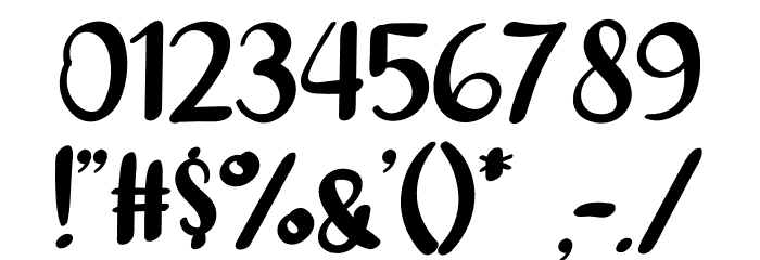 Boogie Friends Font OTHER CHARS