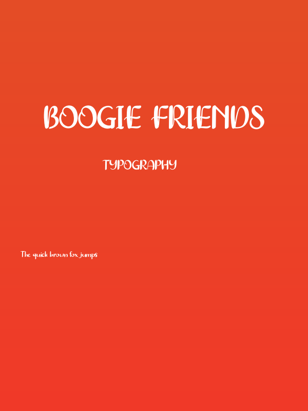 Boogie Friends Poster