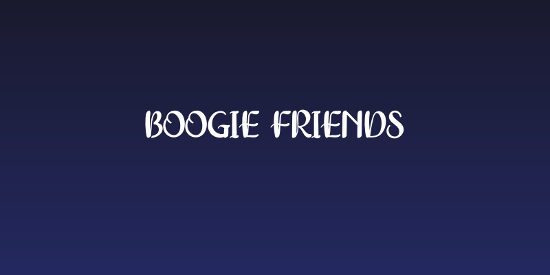 Boogie Friends Social Header
