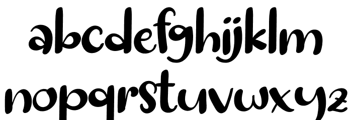 Boogie Friends Font LOWERCASE