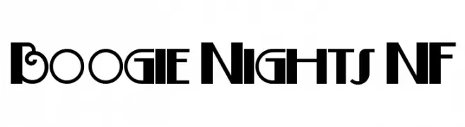 Boogie Nights NF  les polices de caractères gratuit tlcharger