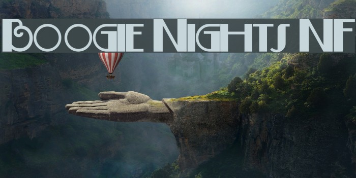 Boogie Nights NF Font examples