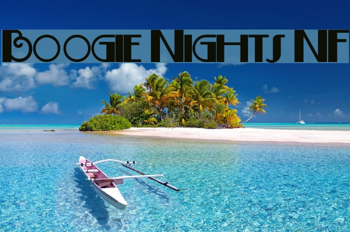 Boogie Nights NF Font examples