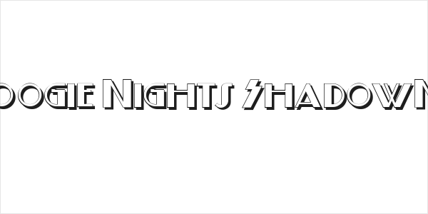 Boogie Nights ShadowNF Logo
