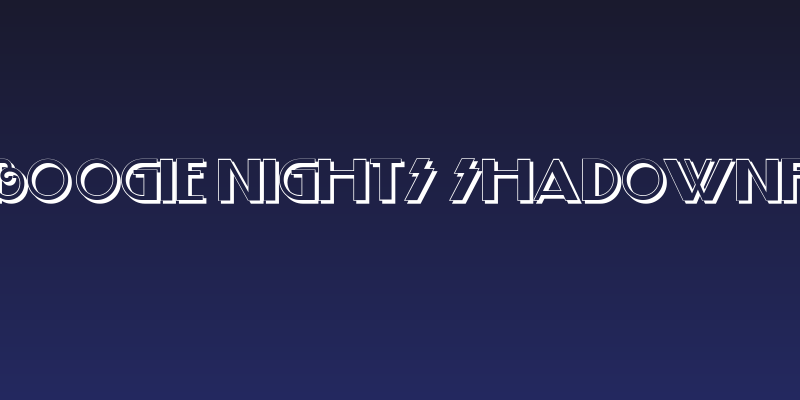 Boogie Nights ShadowNF Social Header
