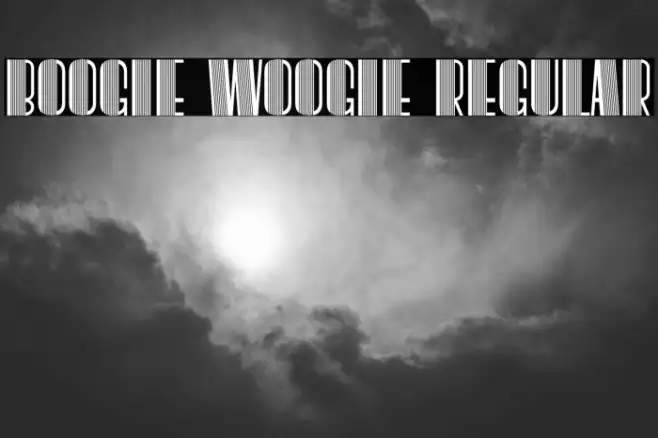Boogie Woogie Regular Example 1