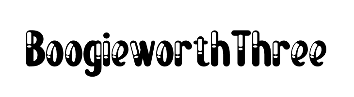 Boogie worth Three  baixar fontes gratis