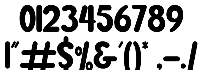Boogie worth Two Font OTHER CHARS
