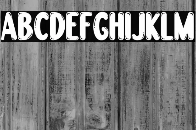 Boogie worth Font examples