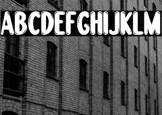 Boogie worth Font examples