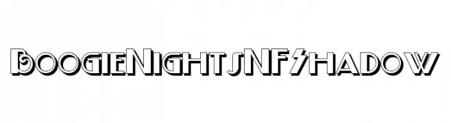 BoogieNightsNFShadow  les polices de caractères gratuit tlcharger