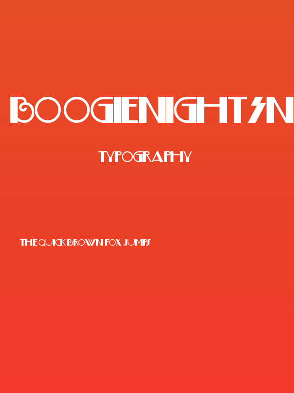 BoogieNightsNF Poster