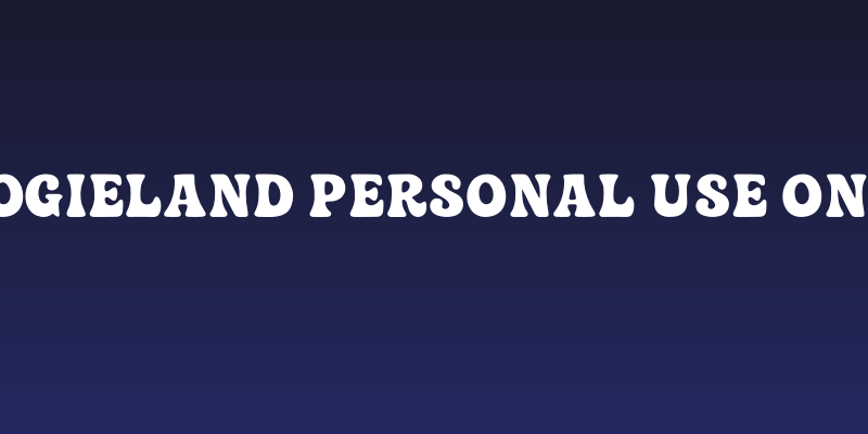 Boogieland PERSONAL USE ONLY! Social Header