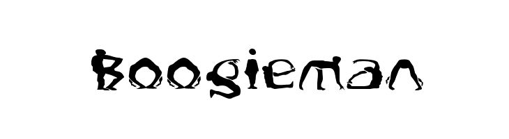 Boogieman  フリーフォントのダウンロード