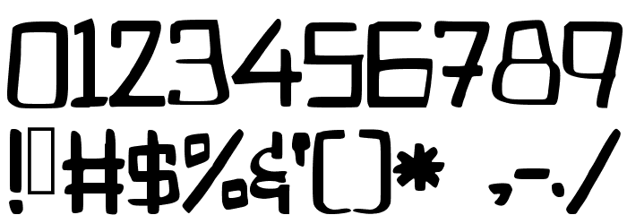 Boogieweewee Font OTHER CHARS