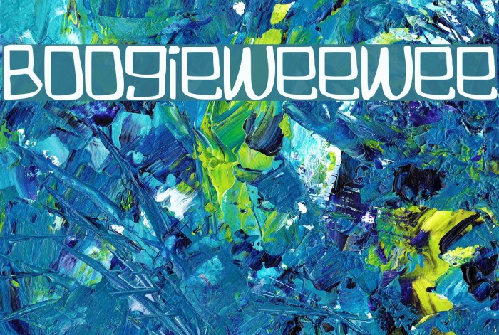 Boogieweewee Font examples