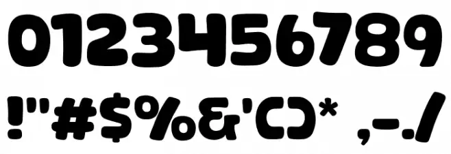 Boohong Font OTHER CHARS