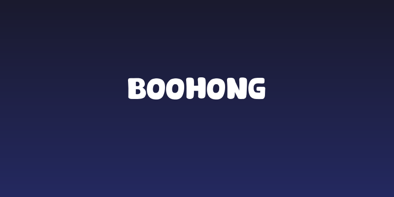 Boohong Social Header