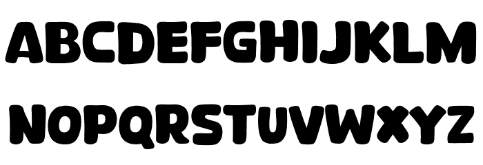 Boohong Font LOWERCASE