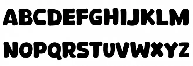 Boohong Schriftart Groß