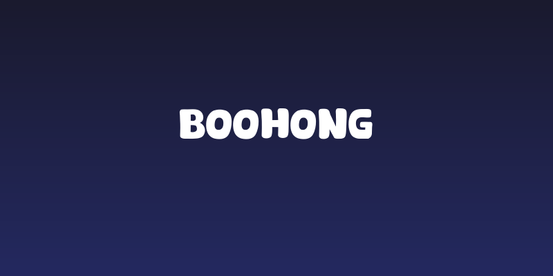 Boohong Social Header