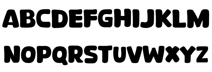 Boohong Font LOWERCASE