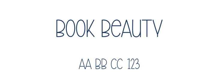 Book Beauty Font Preview