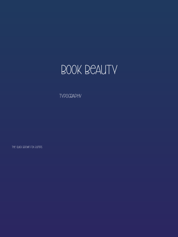 Book Beauty Poster