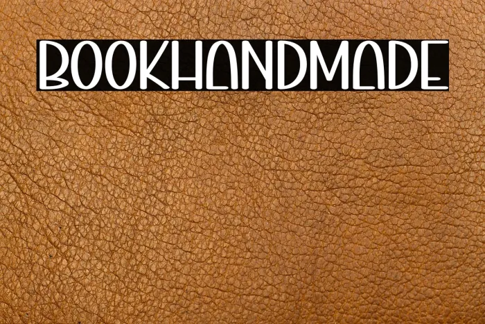Book Handmade Example 1