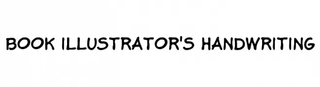 Book Illustrator's Handwriting  Fuentes Gratis Descargar