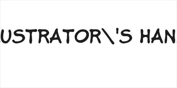 Book Illustrator's Handwriting Logo