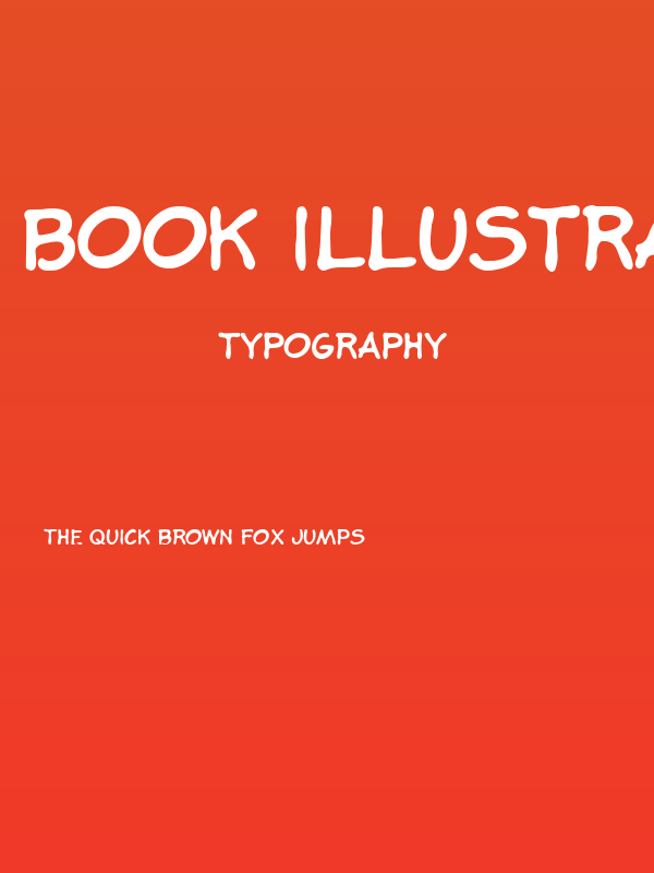 Book Illustrator's Handwriting Poster