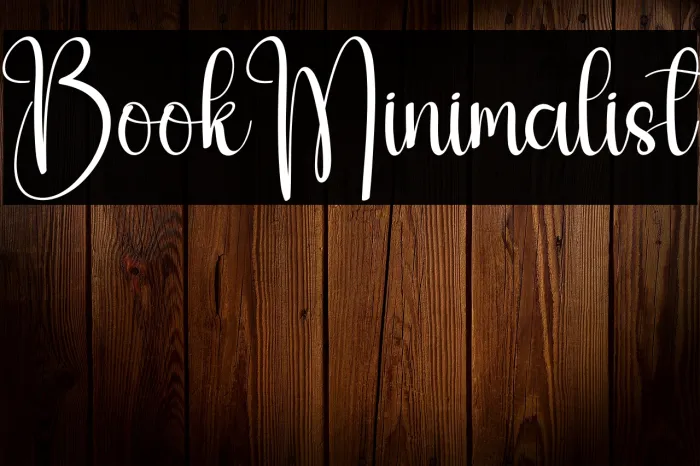 Book Minimalist Example 1