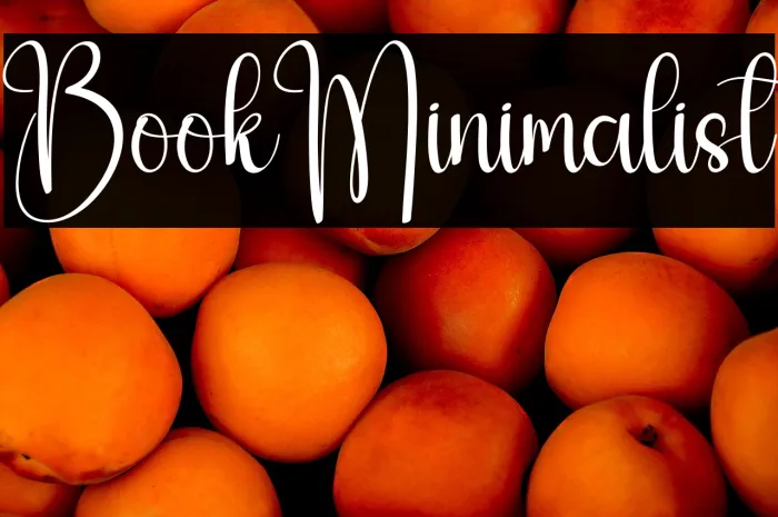 Book Minimalist Example 2