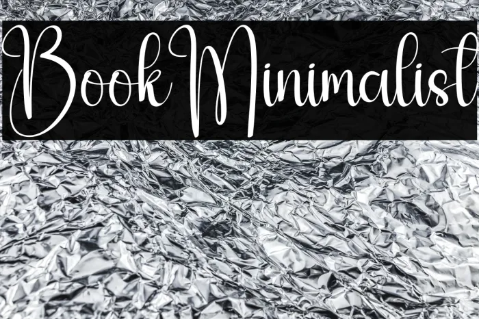 Book Minimalist Example 3