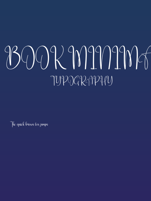 Book Minimalist Poster