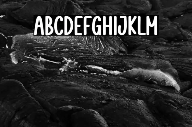 Book Mockup Font examples