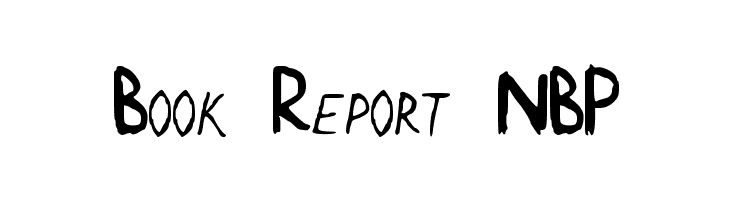 Book Report NBP  Скачать бесплатные шрифты