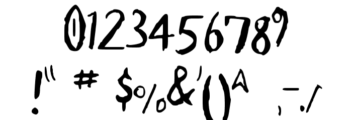 Book Report NBP Font OTHER CHARS