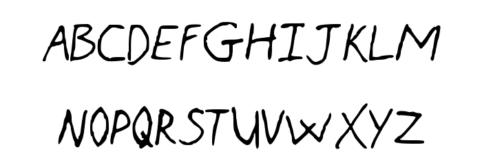 Book Report NBP Font LOWERCASE