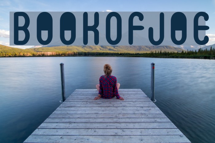 BookOfJoe Font examples