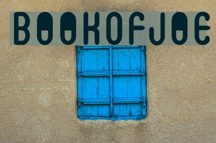 BookOfJoe Font examples