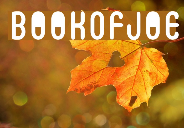BookOfJoe Font examples
