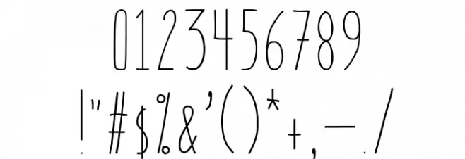 Bookends BookendsWith Accents Font OTHER CHARS