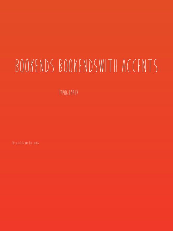Bookends BookendsWith Accents Poster
